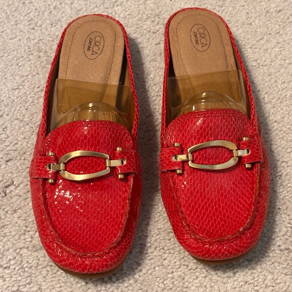 Joan & David Red Loafers for Women